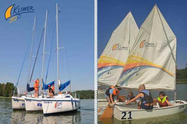 Obozy żeglarskie na obozach, patent na żeglarza jachtowego.